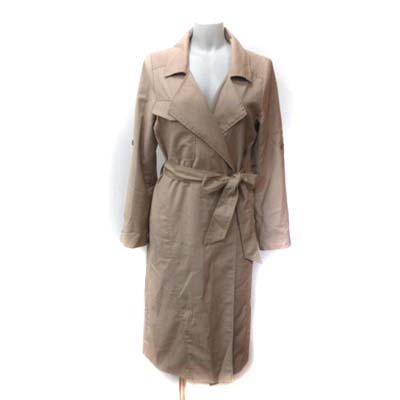 グローバルワーク Global Work トレンチコート 総裏地 ロールアップ M ベージュ Yi レディース 195 ベクトルパーク