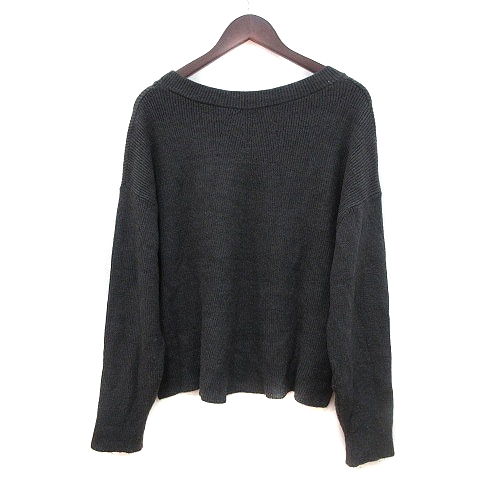 ザラ Zara Knit ニット セーター 長袖 M チャコールグレー Mn メンズ 195 ベクトルパーク