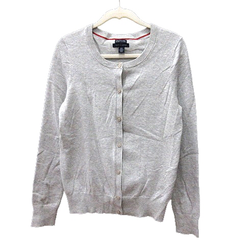 トミーヒルフィガー TOMMY HILFIGER カーディガン ニット S グレー /MN 