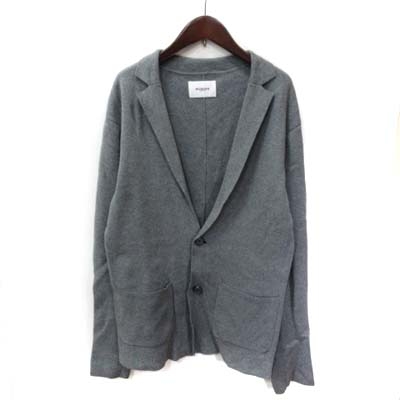 モルガンオム Morgan Homme テーラードジャケット ニット L グレー Yi メンズ 195 ベクトルパーク