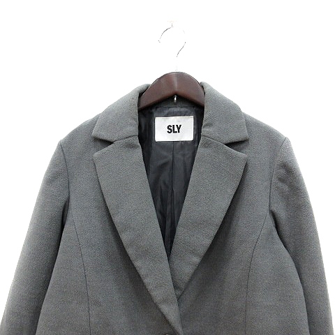 スライ Sly チェスターコート 総裏地 2 グレー Mn レディース 195 ベクトルパーク