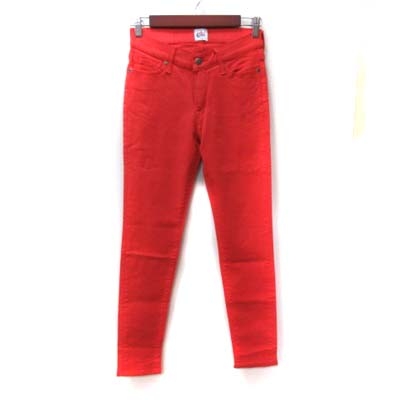 シマロン Cimarron スキニーパンツ カラーデニム 36 赤 レッド Yi レディース 195 ベクトルパーク