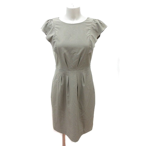 プロポーション ボディドレッシング Proportion Body Dressing ワンピース ミニ 半袖 2 カーキ St レディース 195 ベクトルパーク