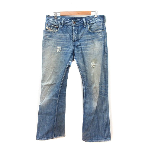 ディーゼル Diesel パンツ デニム ジーンズ ブーツカット ロング 34 青 ブルー St メンズ 195 ベクトルパーク