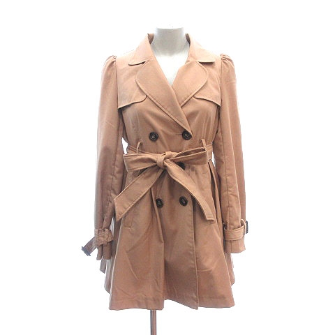 ダズリン Dazzlin トレンチコート ダブル フレア 総裏地 ウエストマーク S 茶 ブラウン Ct レディース 195 ベクトルパーク
