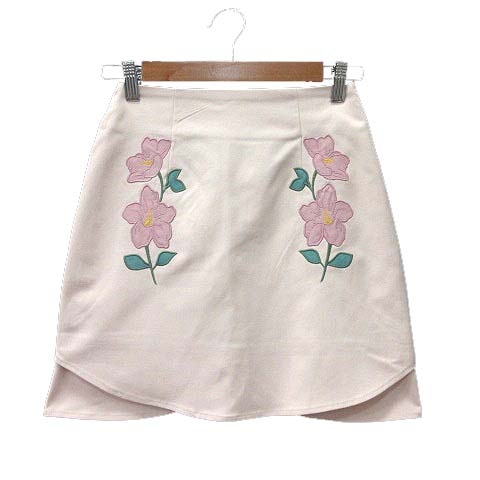 ダズリン Dazzlin 台形スカート ミニ 花柄 S ベージュ ピンク 緑 グリーン Yk レディース 195 ベクトルパーク ダズリン Dazzlin 台形スカート ミニ 花柄 S ベージュ ピンク 緑 グリーン Yk レディース 195 ベクトルパーク
