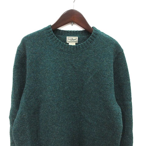 エルエルビーン L L Bean ニット セーター ウール 長袖 緑 グリーン Ms メンズ 195 ベクトルパーク