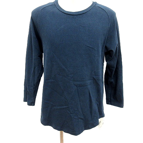 スノーピーク Snow Peak カットソー Uネック 長袖 L 紺 ネイビー Rt レディース 195 ベクトルパーク