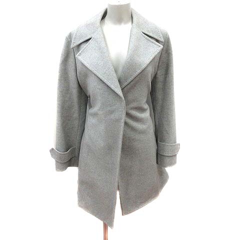 アンタイトル Untitled チェスターコート 総裏地 アンゴラ 1 グレー Yk レディース 195 ベクトルパーク