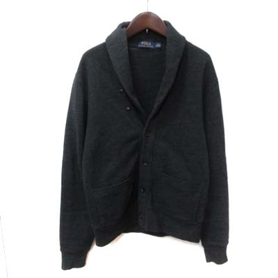 ポロ ラルフローレン Polo Ralph Lauren ショールカラーカーディガン 長袖 Xs グレー Yi メンズ 195 ベクトルパーク