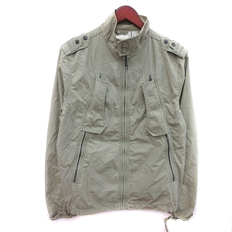 ディーゼル Diesel ジャケット ジップアップ 総裏地 長袖 M カーキ Ms メンズ 195 ベクトルパーク
