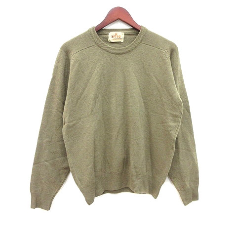 バラクータ Baracuta ニット セーター 長袖 クルーネック ウール M 緑 カーキ Ct メンズ 195 ベクトルパーク バラクータ Baracuta ニット セーター 長袖 クルーネック ウール M 緑 カーキ Ct メンズ 195 ベクトルパーク