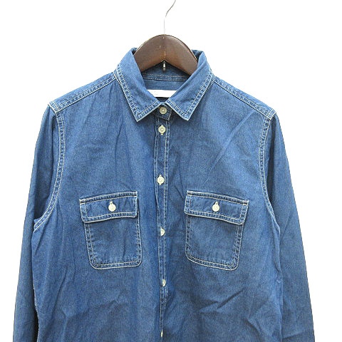 チャオパニック ティピー Ciaopanic Typy デニムシャツ 長袖 M 青 ブルー Ct レディース 195 ベクトルパーク