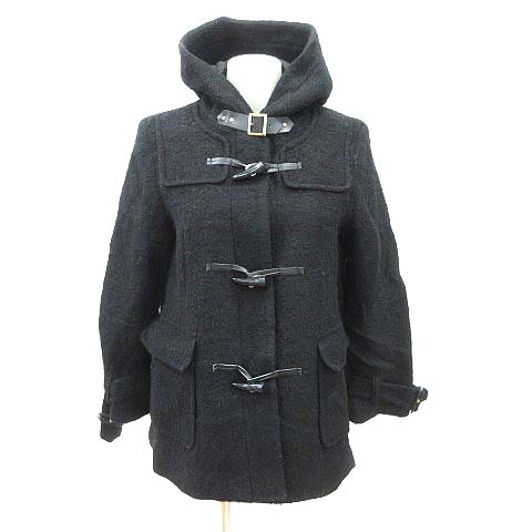 ブロードゥリー コー Broderie Co ナノユニバース ダッフルコート 総裏地 36 黒 ブラック Yk レディース 195 ベクトルパーク