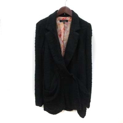 リエンダ Rienda テーラードジャケット 総裏地 ツイード S 黒 ブラック Yi レディース 195 ベクトルパーク