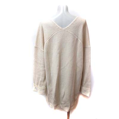 フーズフーチコ Who S Who Chico ニットワンピース ミニ モヘヤ混 F 白 オフホワイト Yi レディース 195 ベクトルパーク