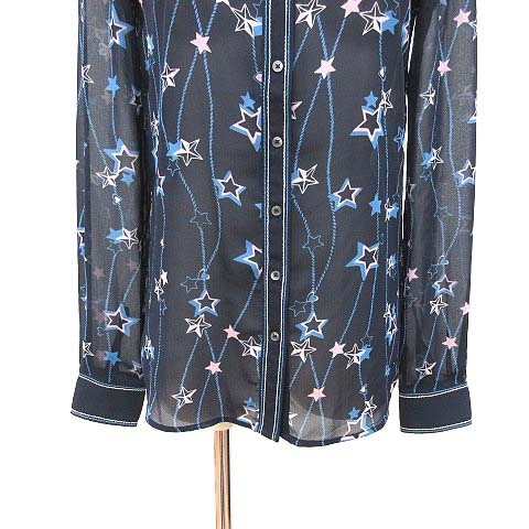 トミーヒルフィガー TOMMY HILFIGER ブラウス シャツ 長袖 星柄 