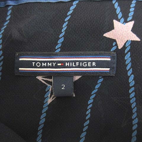 トミーヒルフィガー TOMMY HILFIGER ブラウス シャツ 長袖 星柄 
