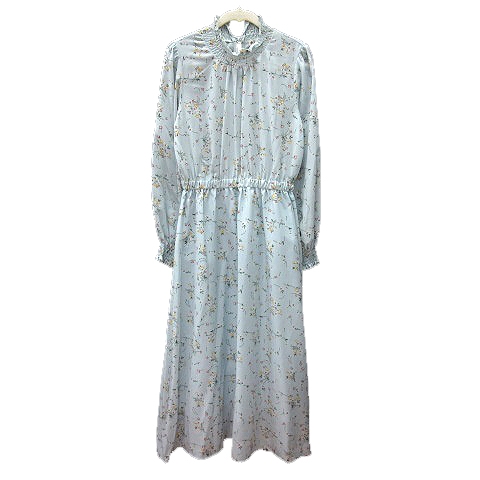 アクシーズファム Axes Femme ワンピース ロング ハイネック 花柄 長袖 M 水色 ライトブルー Mn レディース 195 ベクトルパーク アクシーズファム Axes Femme ワンピース ロング ハイネック 花柄 長袖 M 水色 ライトブルー Mn レディース 195 ベクトルパーク