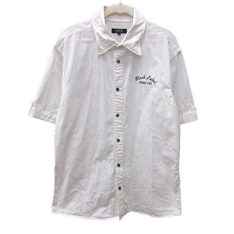 バーバリーブラックレーベル BURBERRY BLACK LABEL シャツ 麻混