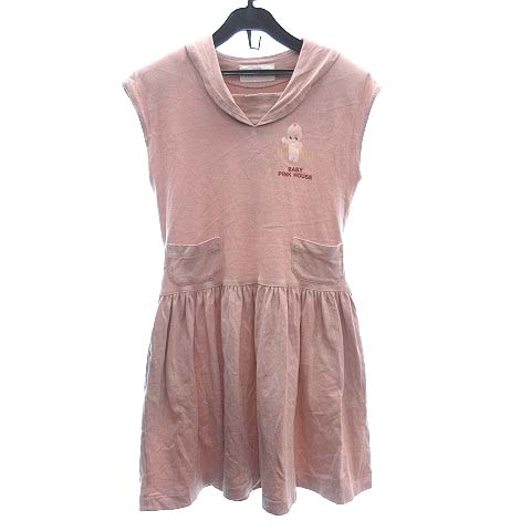 ベビーピンクハウス Baby Pink House ワンピース ミニ ノースリーブ セーラーカラー L ピンクベージュ Ct キッズ 195 ベクトルパーク ベビーピンクハウス Baby Pink House ワンピース ミニ ノースリーブ セーラーカラー L ピンクベージュ Ct キッズ 195 ベクトルパーク