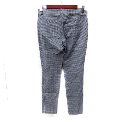 クミキョク 組曲 Kumikyoku スキニーパンツ ギンガムチェック 1 紺 ネイビー Yi レディース 195 ベクトルパーク