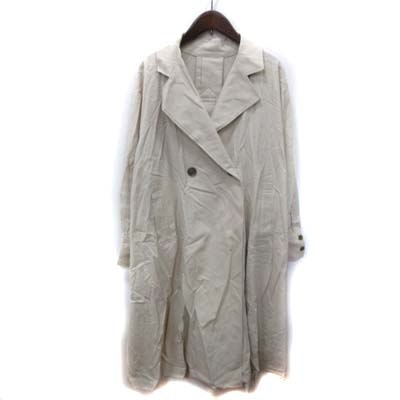 フリーズマート Free S Mart チェスターコート 麻混 リネン混 S ベージュ Yi レディース 195 ベクトルパーク