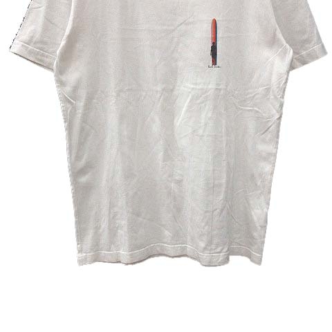 ポールスミス Paul Smith Tシャツ カットソー 半袖 クルーネック プリント L 白 アイボリー Ct メンズ 195 ベクトルパーク ポールスミス Paul Smith Tシャツ カットソー 半袖 クルーネック プリント L 白 アイボリー Ct メンズ 195 ベクトルパーク