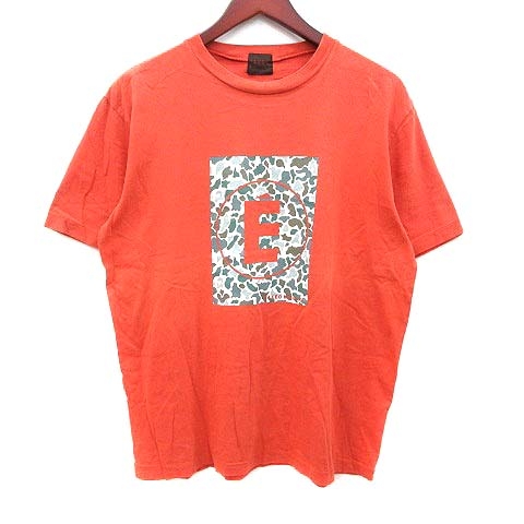タケオキクチ Takeo Kikuchi Tシャツ カットソー プリント 半袖 3 オレンジ Yk メンズ 195 ベクトルパーク