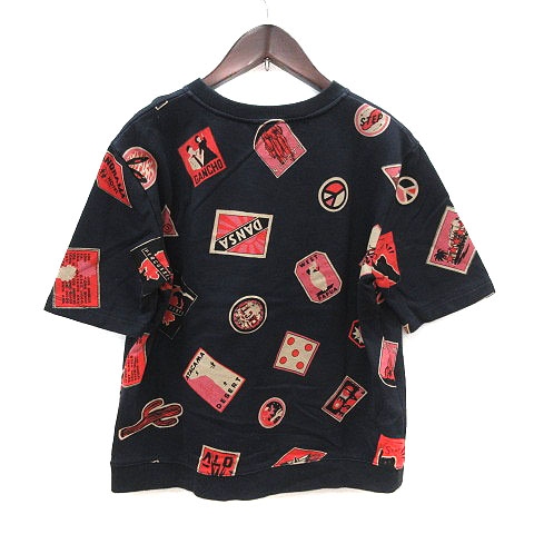 ポールスミス PAUL SMITH スウェット トレーナー 総柄 半袖 M 黒 ポールスミス PAUL SMITH スウェット トレーナー 総柄 半袖 M 黒