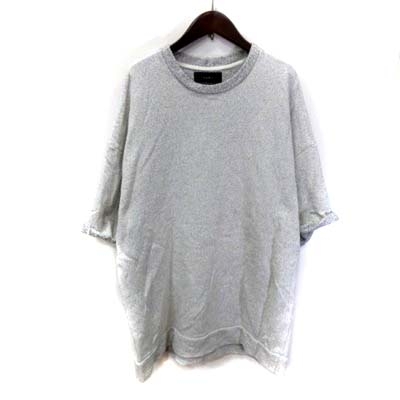 ザラ Zara トレーナー 七分袖 総柄 グレー Yi メンズ 195 ベクトルパーク