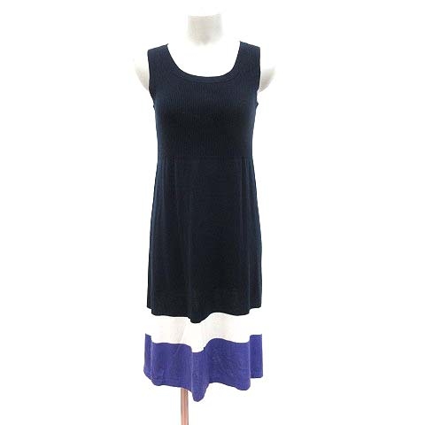 アイシービー Icb ニットワンピース ひざ丈 ノースリーブ 切替 S 紺 ネイビー Ct レディース 195 ベクトルパーク アイシービー Icb ニットワンピース ひざ丈 ノースリーブ 切替 S 紺 ネイビー Ct レディース 195 ベクトルパーク