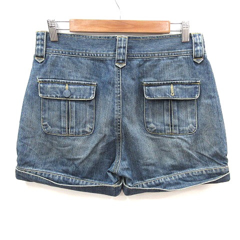ヘザー Heather ショートパンツ デニム ロールアップ M 青 ブルー Ms レディース 195 ベクトルパーク