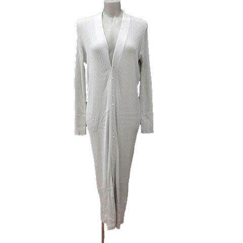 ギャルリーヴィー Galerie Vie トゥモローランド ニットワンピース ロング マキシ 長袖 S 白 ホワイト Yk レディース 195 ベクトルパーク