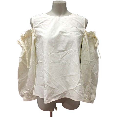 マウジー Moussy ブラウス シャツ オフショルダー 長袖 F アイボリー Yk レディース 195 ベクトルパーク