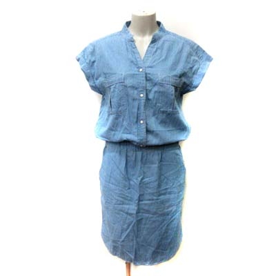 ジャーナルスタンダード レリューム Journal Standard Relume ロングワンピース フレンチスリーブ F 青 ブルー Yi レディース 195 ベクトルパーク