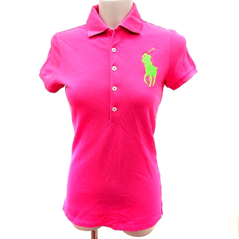ラルフローレン Ralph Lauren ポロシャツ 半袖 S ピンク Rt レディース 195 ベクトルパーク