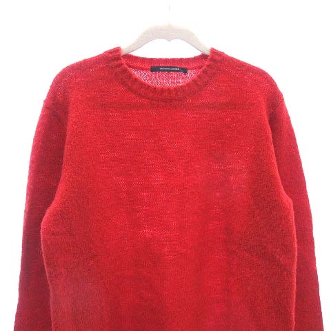 アーバンリサーチ ドアーズ Urban Research Doors ニット セーター 長袖 クルーネック ウール 38 赤 レッド Ct メンズ 195 ベクトルパーク