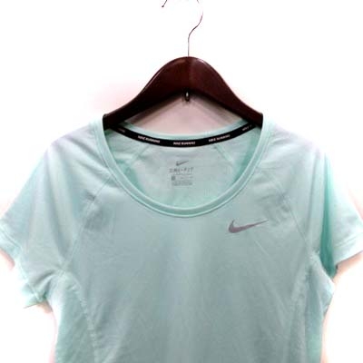 ナイキ Nike カットソー 半袖 メッシュ M 緑 ミントグリーン Yi レディース 195 ベクトルパーク