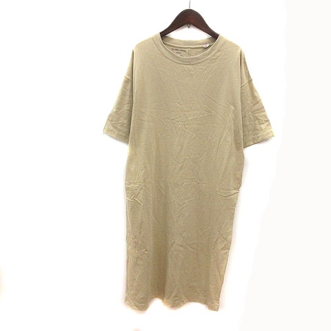 グローバルワーク Global Work ワンピース ロング 半袖 M ベージュ Ms レディース 195 ベクトルパーク