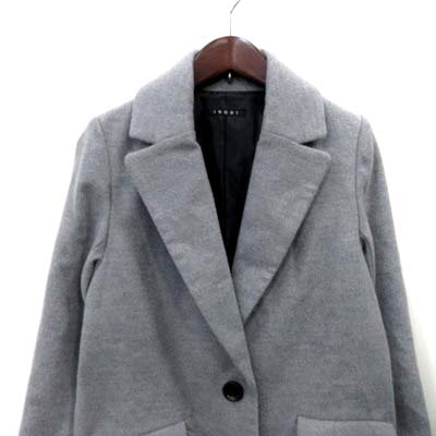 イング Ingni チェスターコート 総裏地 M グレー Yi レディース 195 ベクトルパーク