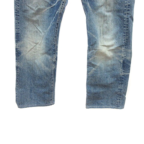 ドミンゴ Domingo デニムパンツ ジーンズ テーパード ボタンフライ ウォッシュ加工 30 紺 ネイビー Mn メンズ 195 ベクトルパーク