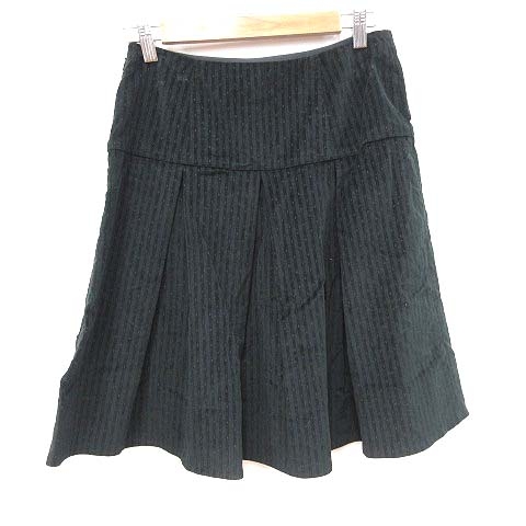 マークジェイコブス MARC JACOBS プリーツスカート ひざ丈 ベロア 
