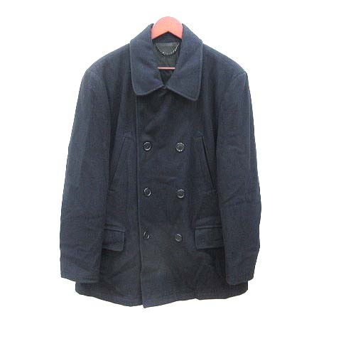 ギャップ Gap ステンカラーコート 背抜き ウール Xl 紺 ネイビー Yk メンズ 195 ベクトルパーク