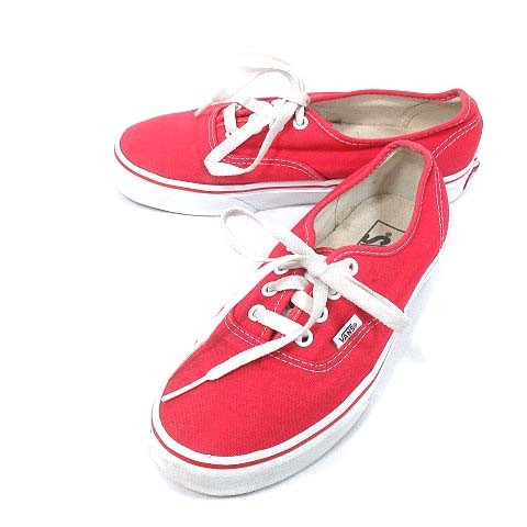 バンズ Vans スニーカー シューズ ローカット キャンバス 6 5 赤 レッド Ct レディース 195 ベクトルパーク