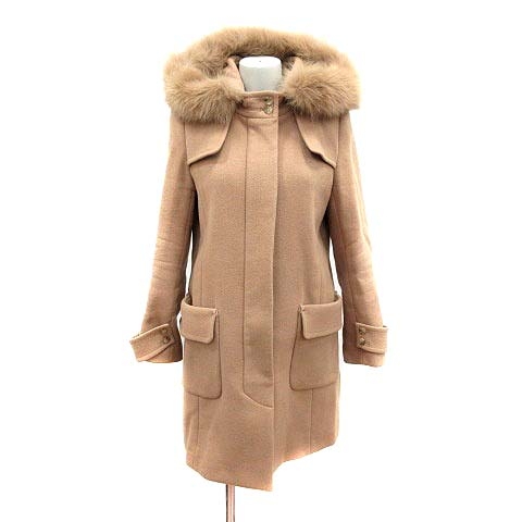 デビュー ド フィオレ Debut De Fiore コート ロング ジップアップ フォックスファー 総裏地 ウール カシミヤ混 36 ベージュ Yk レディース 195 ベクトルパーク デビュー ド フィオレ Debut De Fiore コート ロング ジップアップ フォックスファー 総裏地 ウール カシミヤ混 36 ベージュ Yk レディース 195 ベクトルパーク