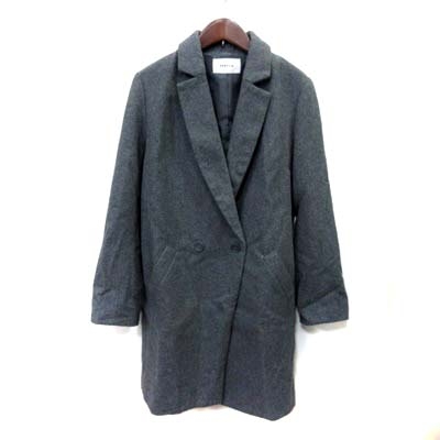フレイアイディー Fray I D チェスターコート 総裏地 1 グレー Yi レディース 195 ベクトルパーク
