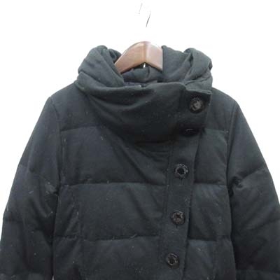 メイソングレイ Mayson Grey ダウンジャケット 総裏地 M 黒 ブラック Yi レディース 195 ベクトルパーク