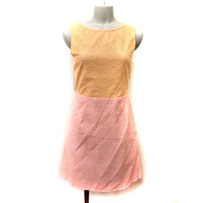 リリーブラウン Lily Brown ミニワンピース ノースリーブ 刺繍 レース 0 マルチカラー Yi レディース 195 ベクトルパーク