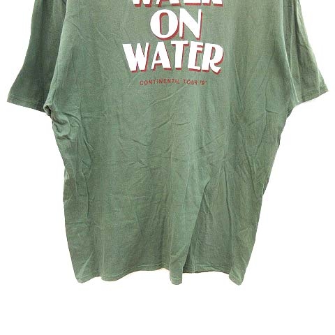 アングリッド Ungrid Tシャツ カットソー 半袖 クルーネック ロゴプリント F 緑 グリーン Ct レディース 195 ベクトルパーク